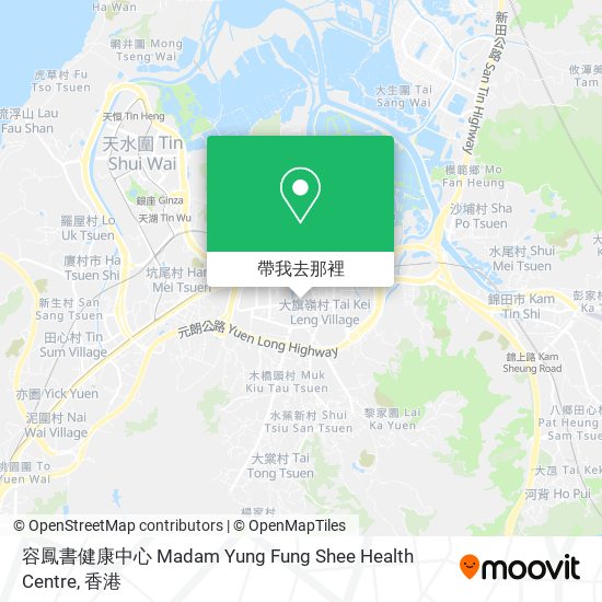 容鳳書健康中心 Madam Yung Fung Shee Health Centre地圖