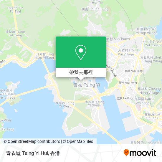 青衣墟 Tsing Yi Hui地圖