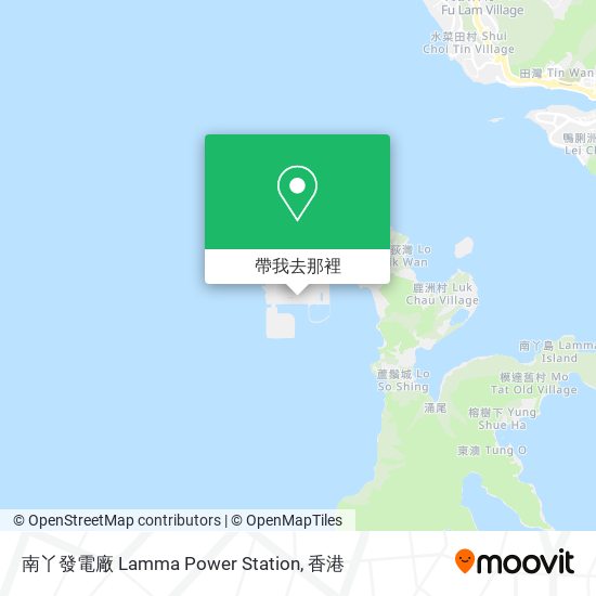 南丫發電廠 Lamma Power Station地圖
