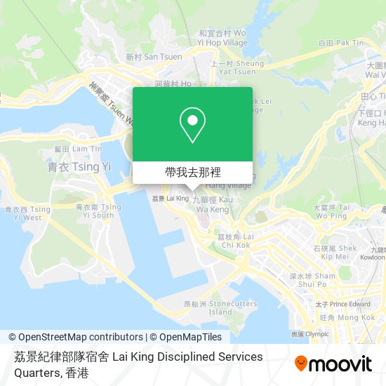 荔景紀律部隊宿舍 Lai King Disciplined Services Quarters地圖