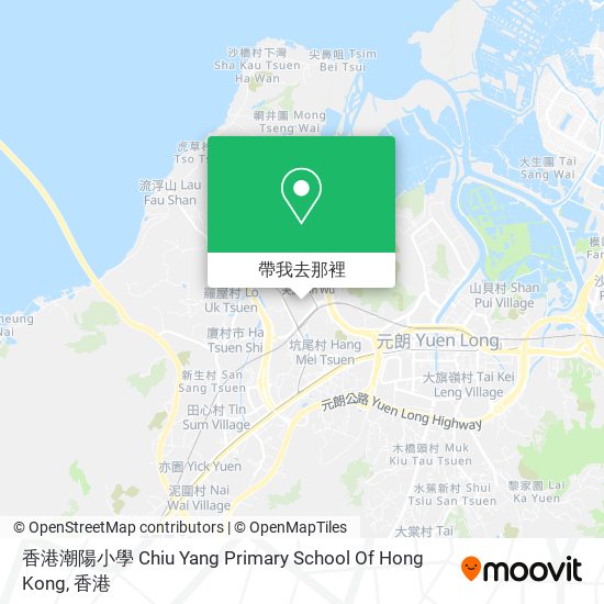 香港潮陽小學 Chiu Yang Primary School Of Hong Kong地圖