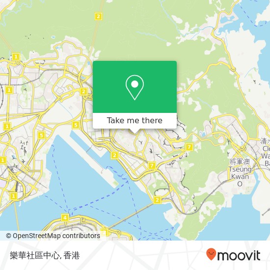 樂華社區中心地圖