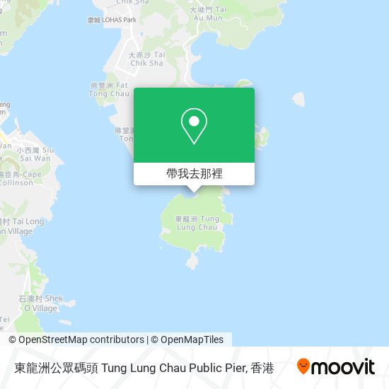 東龍洲公眾碼頭 Tung Lung Chau Public Pier地圖