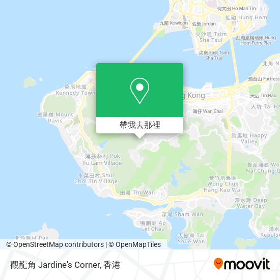 觀龍角 Jardine's Corner地圖