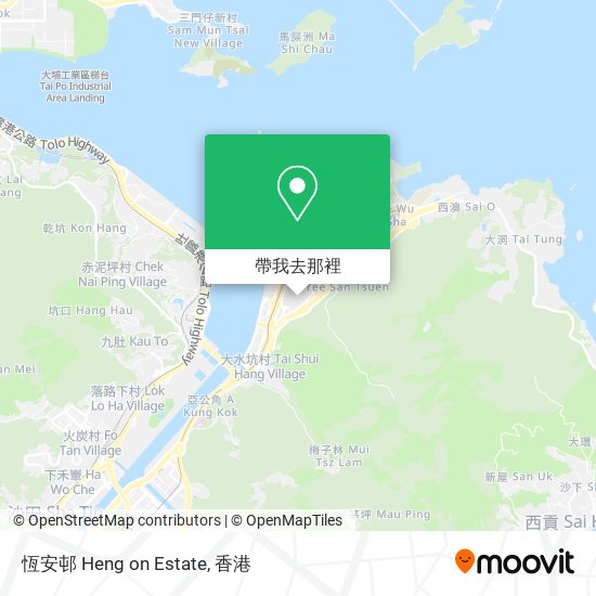恆安邨 Heng on Estate地圖