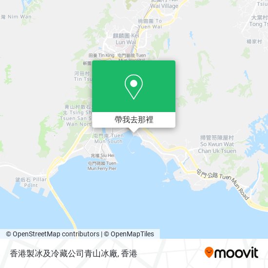 香港製冰及冷藏公司青山冰廠地圖