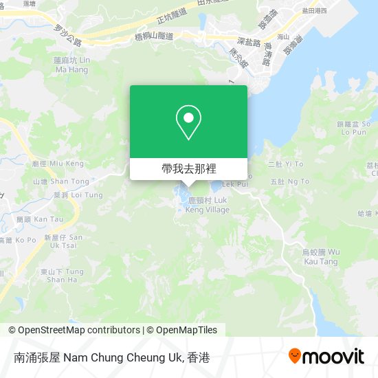 南涌張屋 Nam Chung Cheung Uk地圖