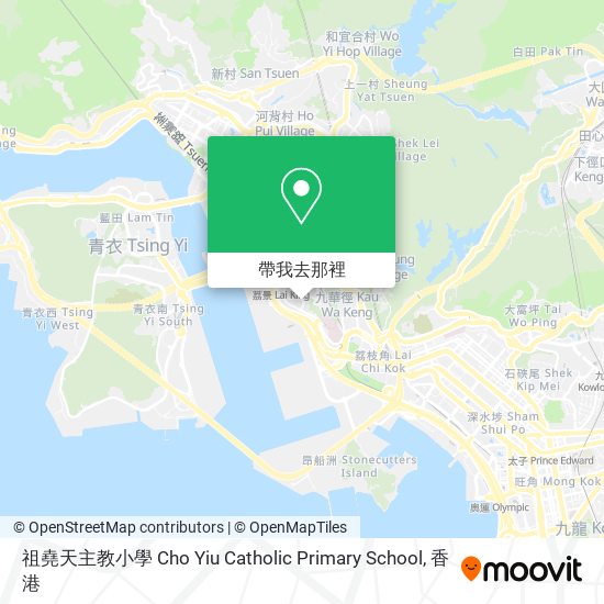 祖堯天主教小學 Cho Yiu Catholic Primary School地圖