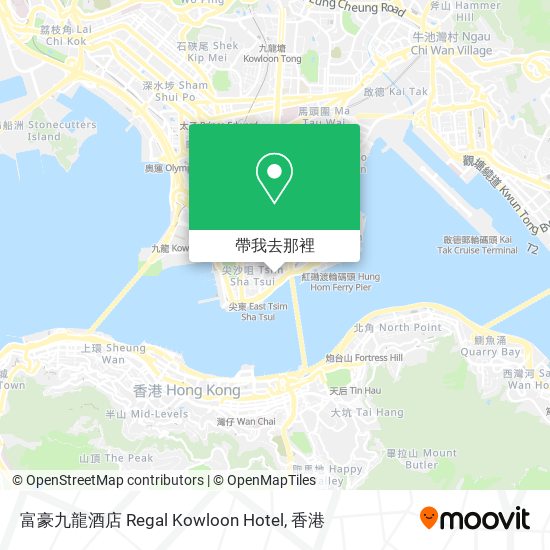 富豪九龍酒店 Regal Kowloon Hotel地圖