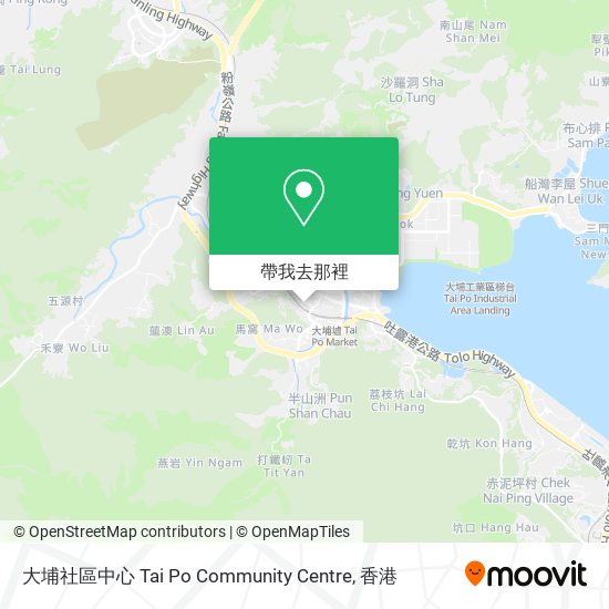 大埔社區中心 Tai Po Community Centre地圖