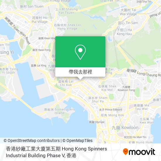 香港紗廠工業大廈第五期 Hong Kong Spinners Industrial Building Phase V地圖