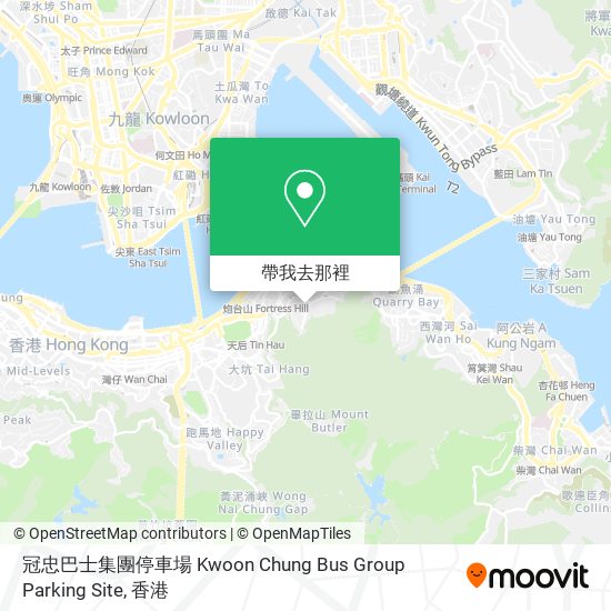 冠忠巴士集團停車場 Kwoon Chung Bus Group Parking Site地圖