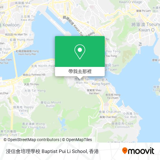 浸信會培理學校 Baptist Pui Li School地圖