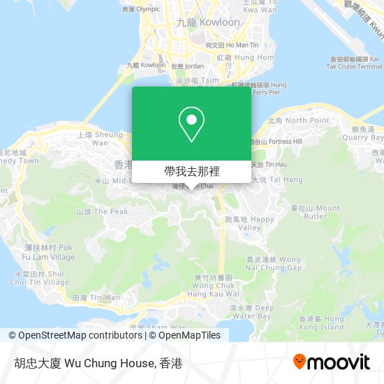 胡忠大廈 Wu Chung House地圖