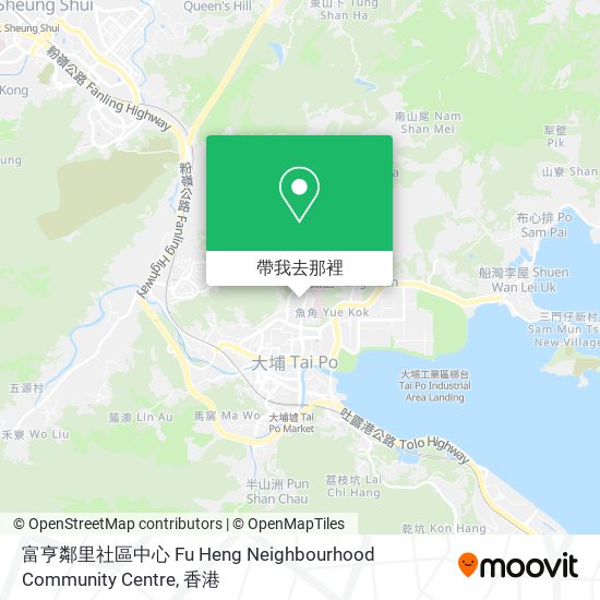富亨鄰里社區中心 Fu Heng Neighbourhood Community Centre地圖