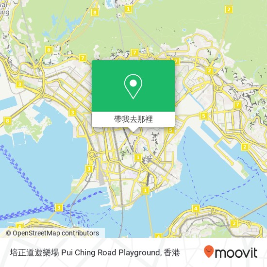培正道遊樂場 Pui Ching Road Playground地圖