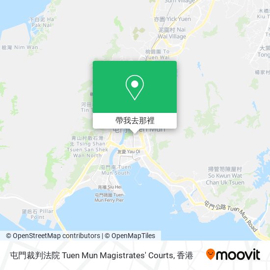 屯門裁判法院 Tuen Mun Magistrates' Courts地圖