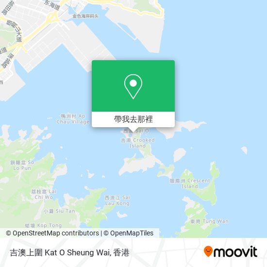 吉澳上圍 Kat O Sheung Wai地圖