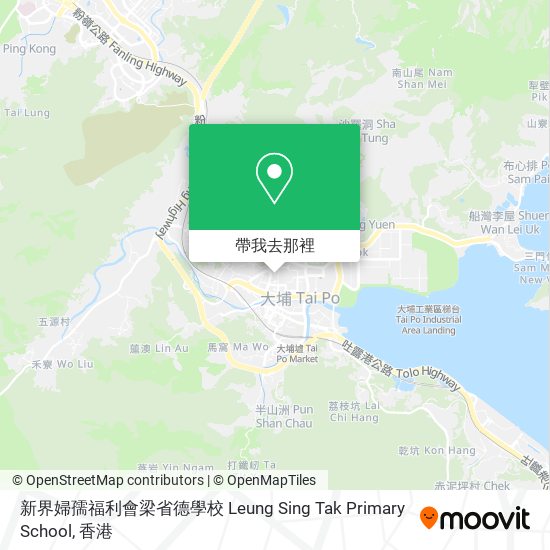 新界婦孺福利會梁省德學校 Leung Sing Tak Primary School地圖