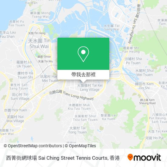 西菁街網球場 Sai Ching Street Tennis Courts地圖