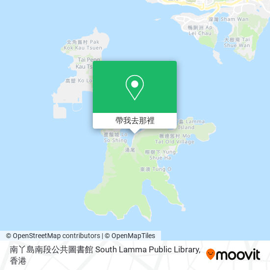 南丫島南段公共圖書館 South Lamma Public Library地圖