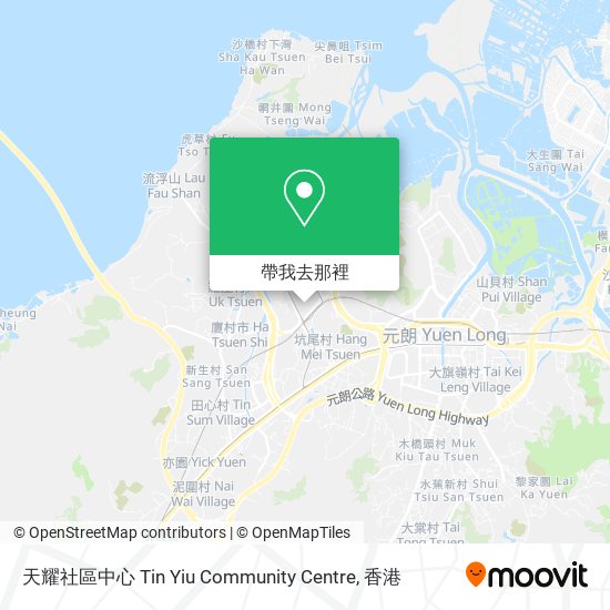 天耀社區中心 Tin Yiu Community Centre地圖