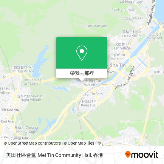 美田社區會堂 Mei Tin Community Hall地圖