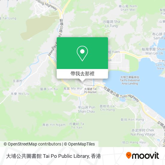 大埔公共圖書館 Tai Po Public Library地圖