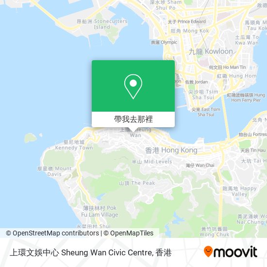 上環文娛中心 Sheung Wan Civic Centre地圖