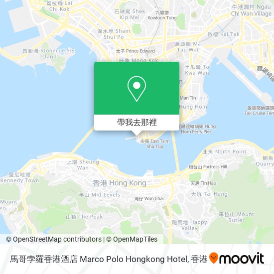 馬哥孛羅香港酒店 Marco Polo Hongkong Hotel地圖