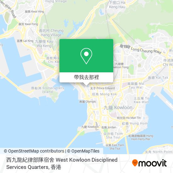 西九龍紀律部隊宿舍 West Kowloon Disciplined Services Quarters地圖