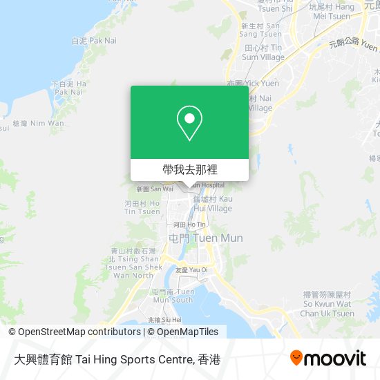 大興體育館 Tai Hing Sports Centre地圖