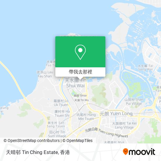 天晴邨 Tin Ching Estate地圖