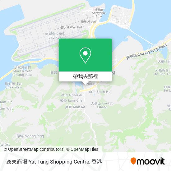 逸東商場 Yat Tung Shopping Centre地圖
