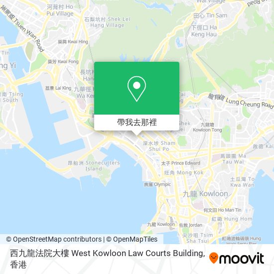 西九龍法院大樓 West Kowloon Law Courts Building地圖