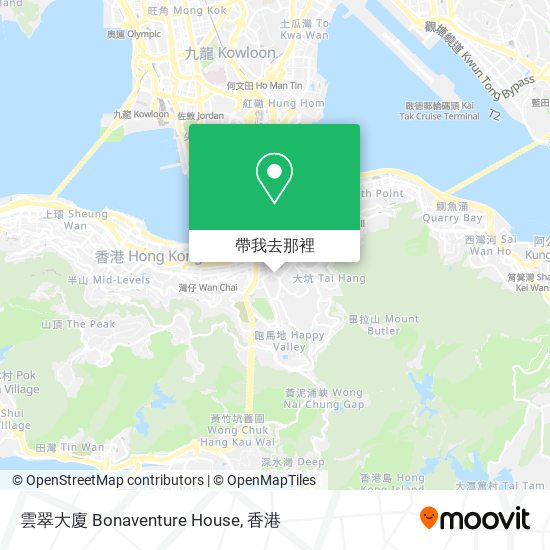 雲翠大廈 Bonaventure House地圖