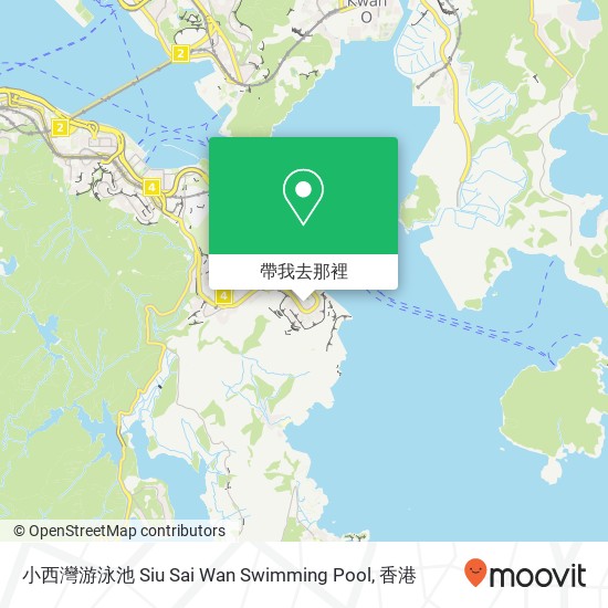 小西灣游泳池 Siu Sai Wan Swimming Pool地圖