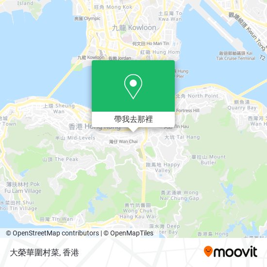 大榮華圍村菜地圖