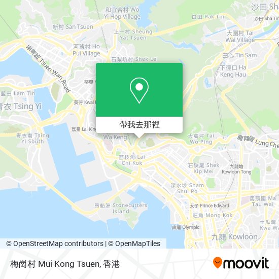 梅崗村 Mui Kong Tsuen地圖