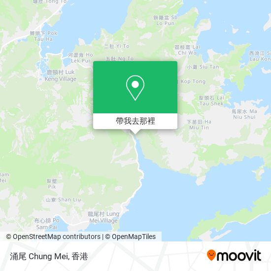 涌尾 Chung Mei地圖