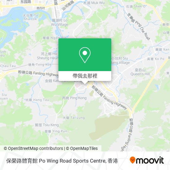 保榮路體育館 Po Wing Road Sports Centre地圖