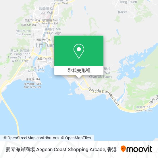 愛琴海岸商場 Aegean Coast Shopping Arcade地圖