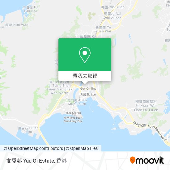友愛邨 Yau Oi Estate地圖