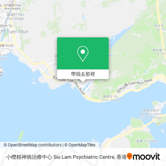 小欖精神病治療中心 Siu Lam Psychiatric Centre地圖