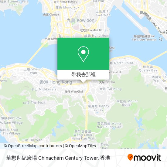 華懋世紀廣場 Chinachem Century Tower地圖