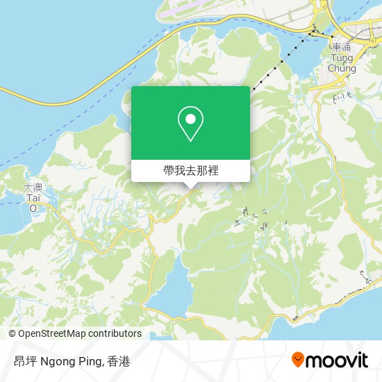 昂坪 Ngong Ping地圖