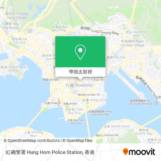 紅磡警署 Hung Hom Police Station地圖