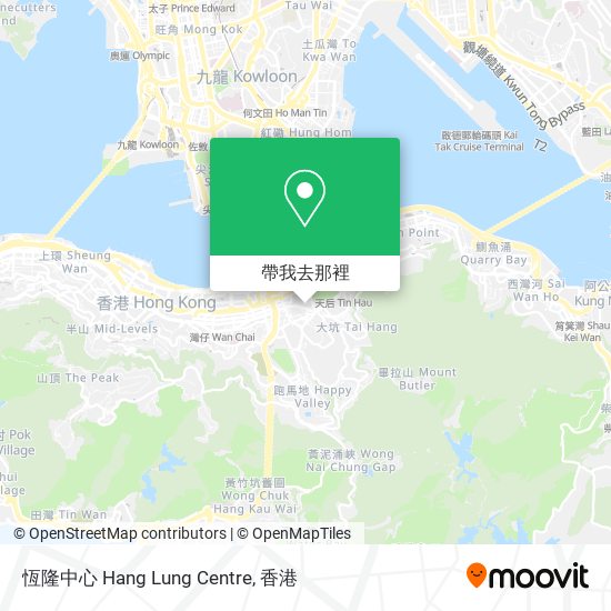 恆隆中心 Hang Lung Centre地圖