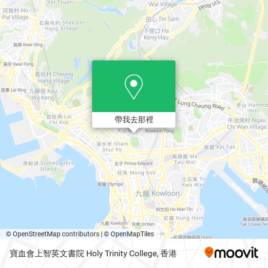 寶血會上智英文書院 Holy Trinity College地圖