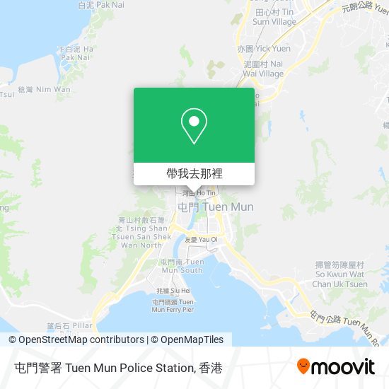屯門警署 Tuen Mun Police Station地圖